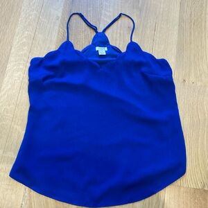 J Crew Scalloped tank